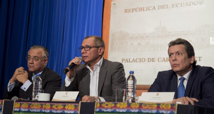 ECUADOR: Gobierno ratifica su política de “cero tolerancia” con la corrupción