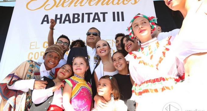 Presidente: Organización de Hábitat III es una muestra al mundo de que Ecuador sigue de pie