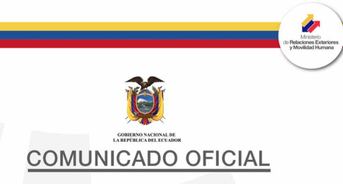 Ecuador se solidariza con Haití y envía ayuda económica