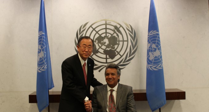 Secretario General de la ONU agradeció a Lenin Moreno por su trabajo como Enviado Especial sobre Discapacidad