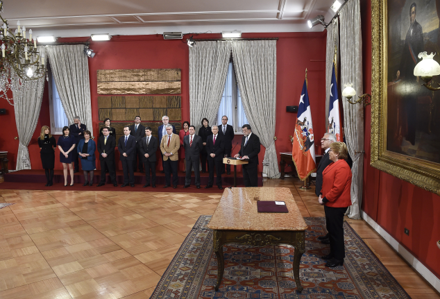 CHILE: Presidenta Bachelet anuncia cambios en su Gabinete