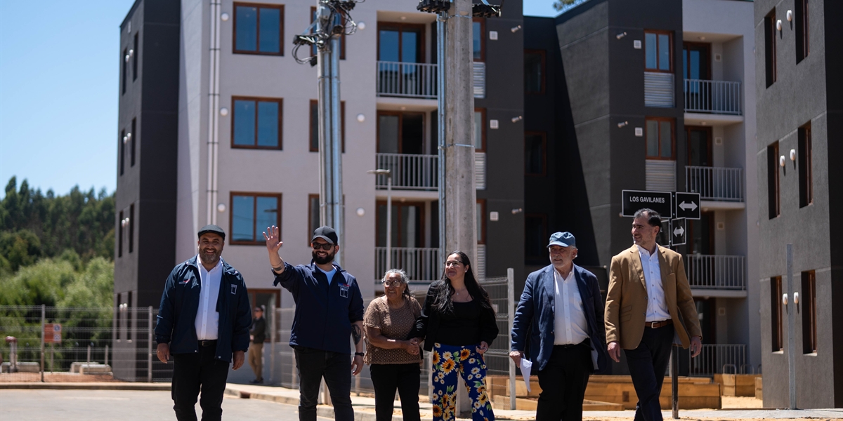 CHILE: Presidente de la República, Gabriel Boric Font, encabeza el cumplimiento del 100% del Plan de Emergencia Habitacional en la Región del Biobío