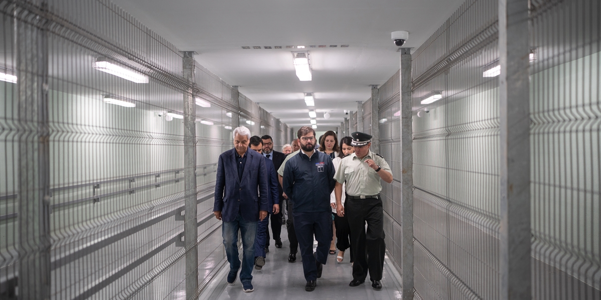 CHILE: Presidente Gabriel Boric encabeza la inauguración de la obras del Complejo Penitenciario Talca