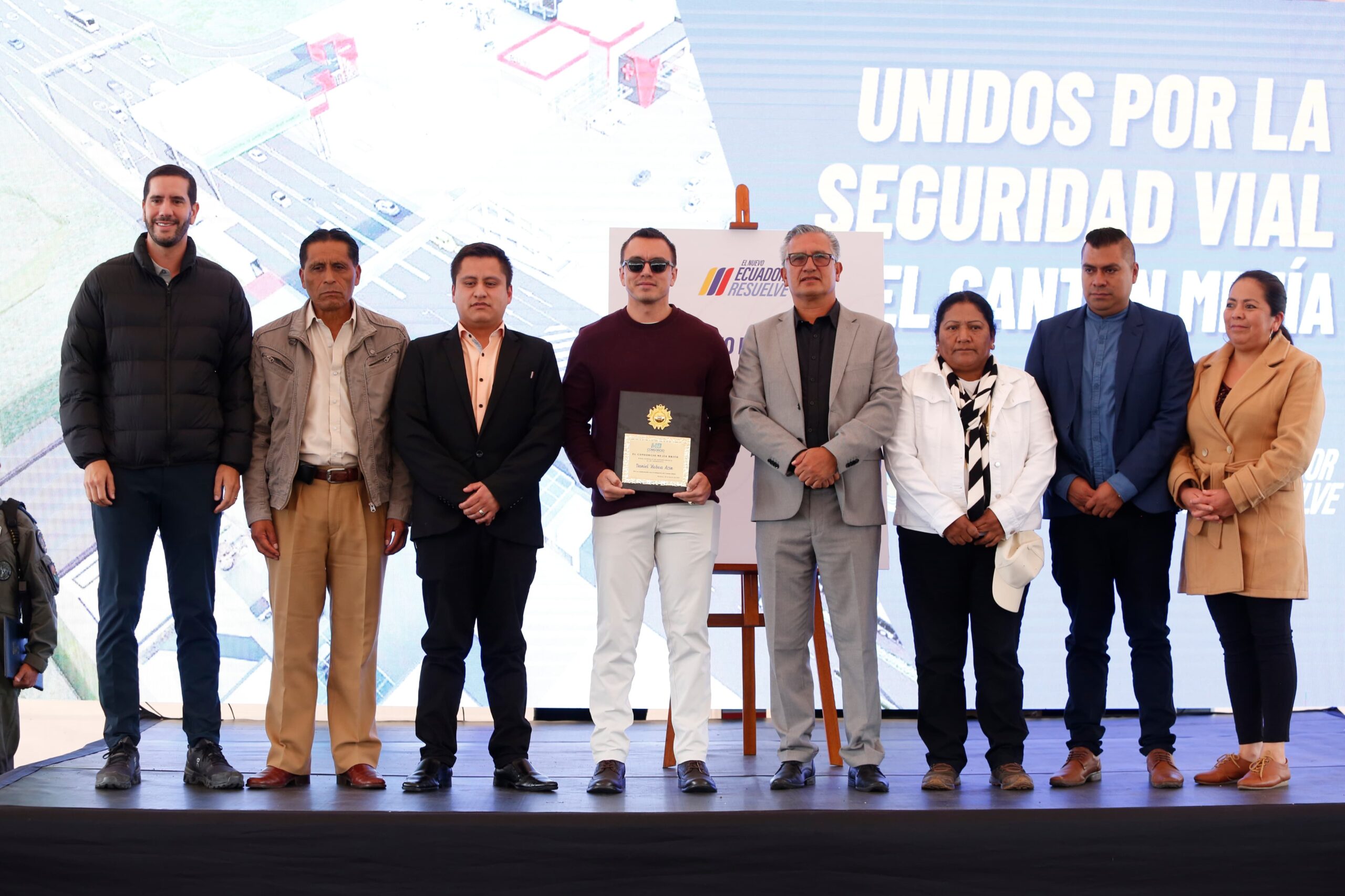 Gobierno Nacional Ejecuta Obras Clave en el Cantón Mejía para Fortalecer la Seguridad Ciudadana y Vial en Uno de los Principales Corredores del País