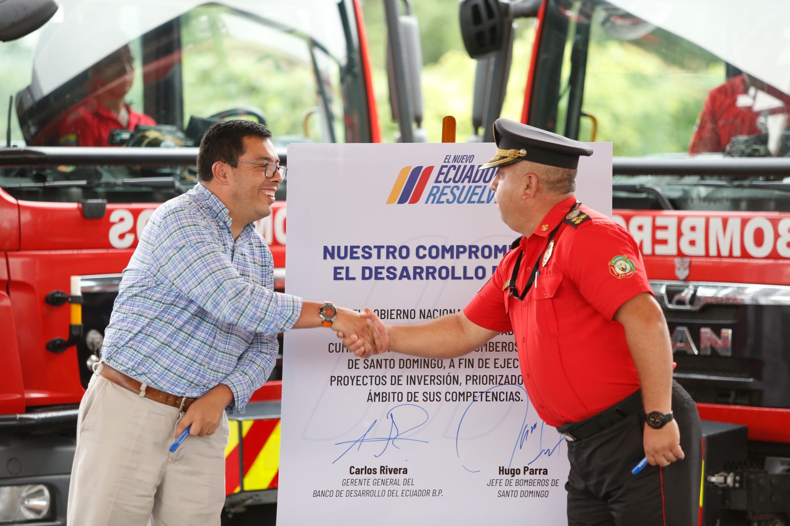 USD 4,9 Millones Permitirán la Adquisición de Nuevos Vehículos para el Cuerpo de Bomberos de Santo Domingo
