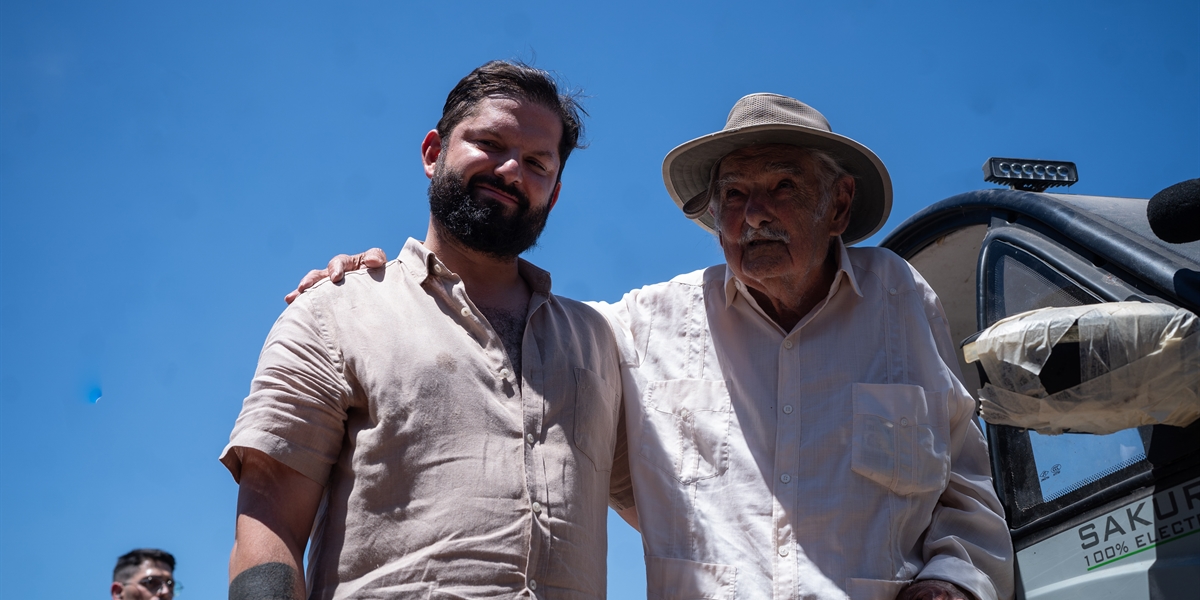 Mandatario de Chile Gabriel Boric Font, se Reunió con el Expresidente de Uruguay José Mujica: