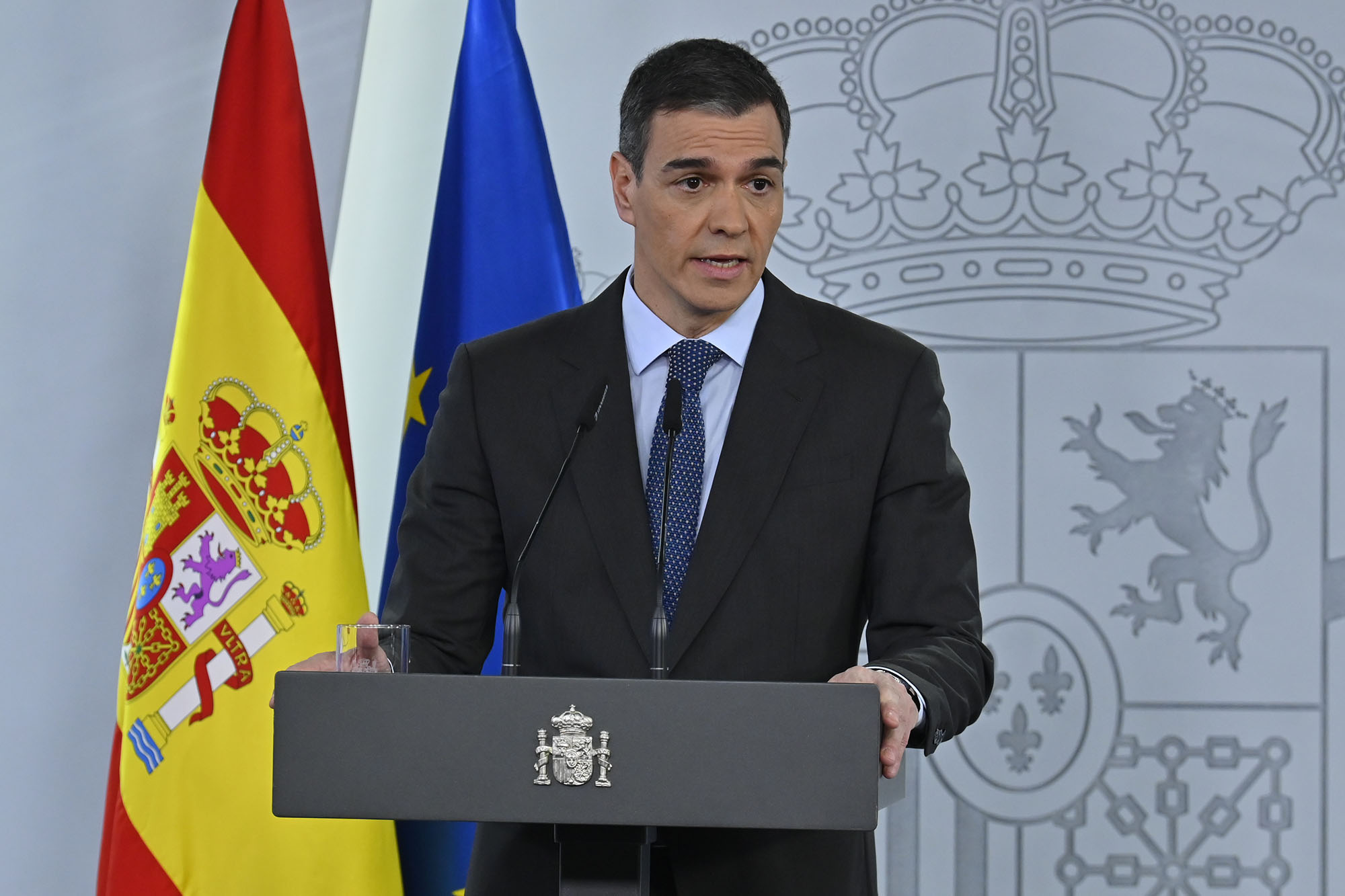 Pedro Sánchez: &quot;España va a formar parte siempre de las soluciones, que pasan por el fortalecimiento del orden multilateral y de Europa y por una paz justa y duradera en Ucrania&quot;