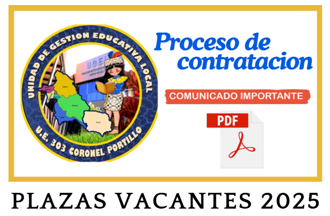 Plazas Vacantes Auxiliares de Educacion