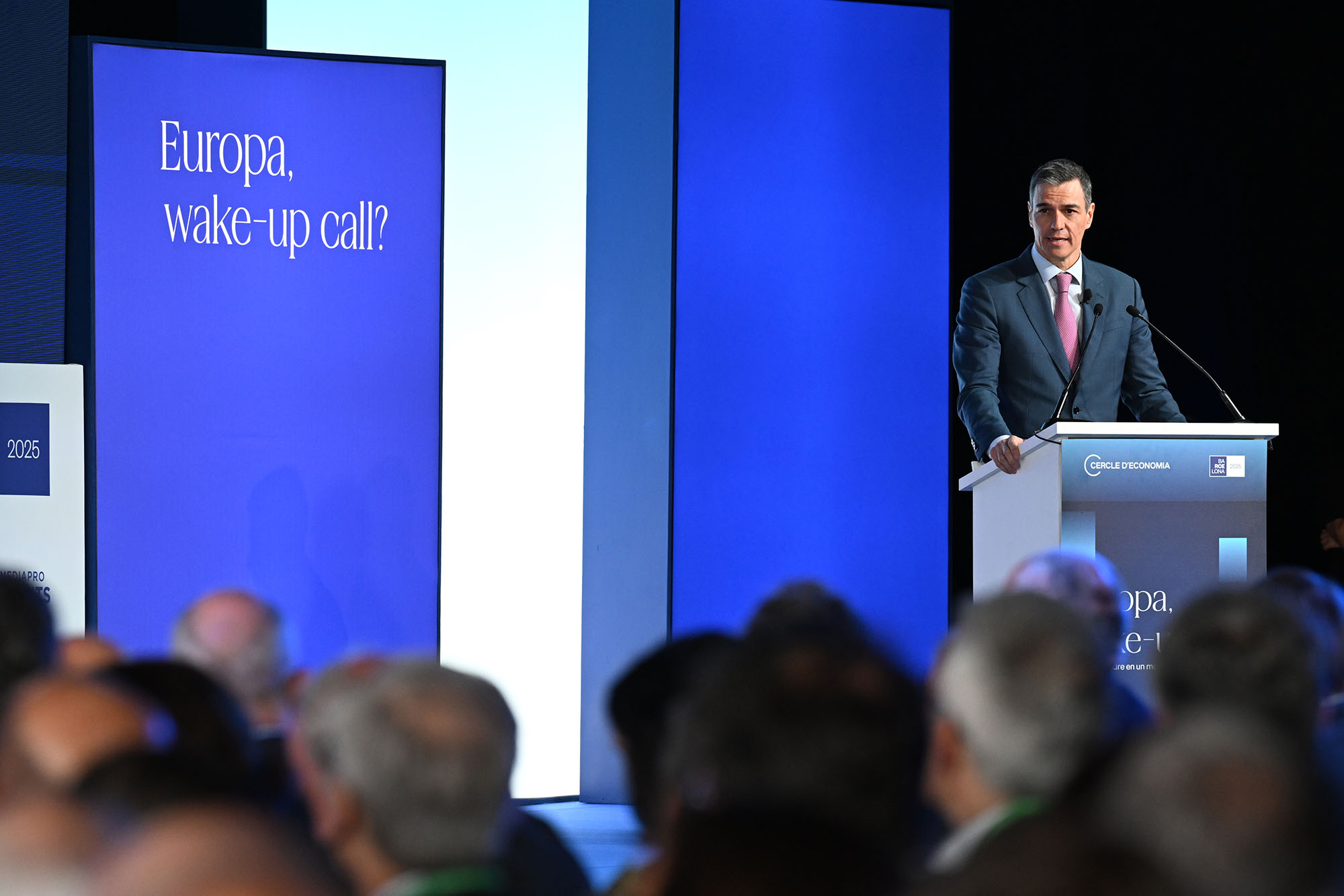Pedro Sánchez: &quot;Europa tiene que despertar de una vez por todas&quot; y &quot;pasar de las palabras a los hechos&quot;