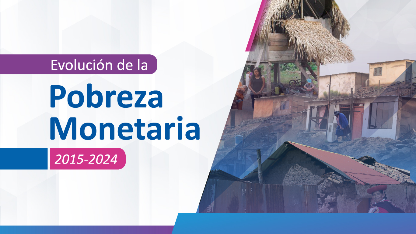 Pobreza monetaria afectó al 27,6% de la población del país en el año 2024